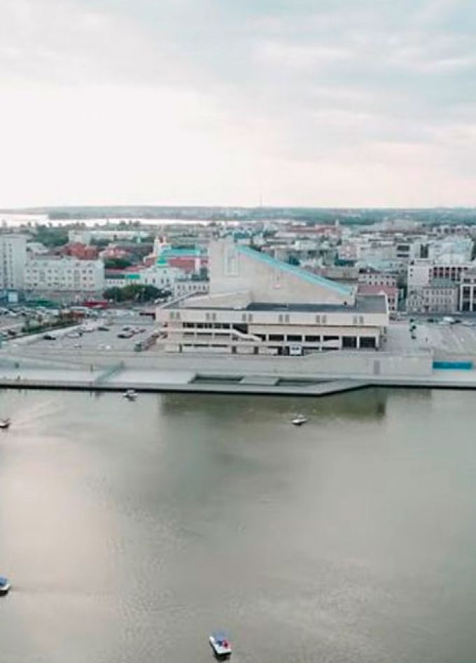 Экскурсия на крыше Театра Камала / Камал Театры түбәсендә экскурсия