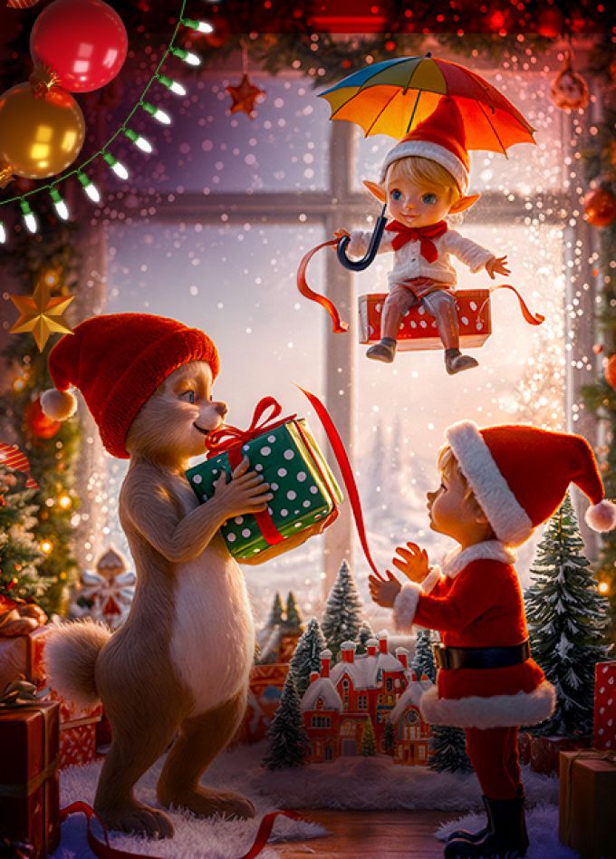 Новогодние цветные сны. Елка для малышей