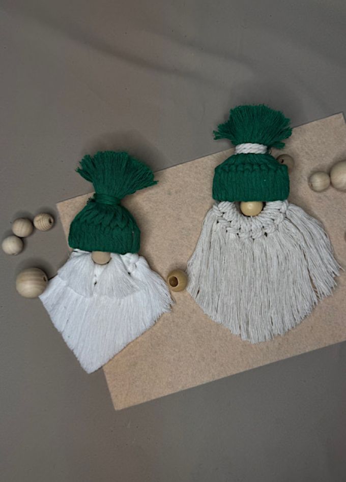 Елочная игрушка в технике макраме. Мастер-класс