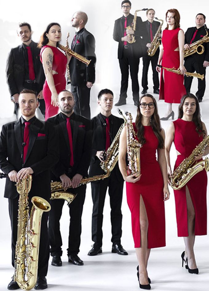 Большой ансамбль саксофонов Novo-12. Мировые шедевры на 12 саксофонах