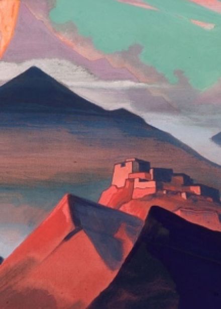 Рисуем горы Рериха сухой пастелью. Мастер-класс